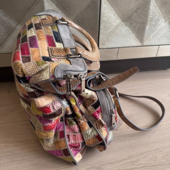 Dolce & Gabbana Runway Miss Pocket Patchwork Snakeskin North/South Bag - Picture 5 of 16